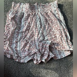 flowy shorts.